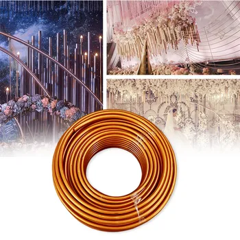 

2m Modeling Tube Flexible Stage Background Wedding Arch Shelf PVC Aluminum Rust Resistant Party Supplies Prop Durable Solid DIY