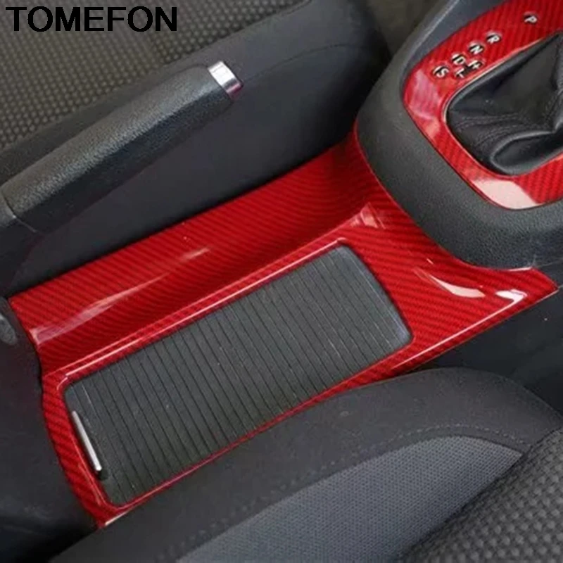 TOMEFON для Volkswagen Golf 6 MK6 2010 2011 2012 LHD коробка переключения передач переднее сиденье держатель стакана воды панель Крышка отделка Аксессуары ABS