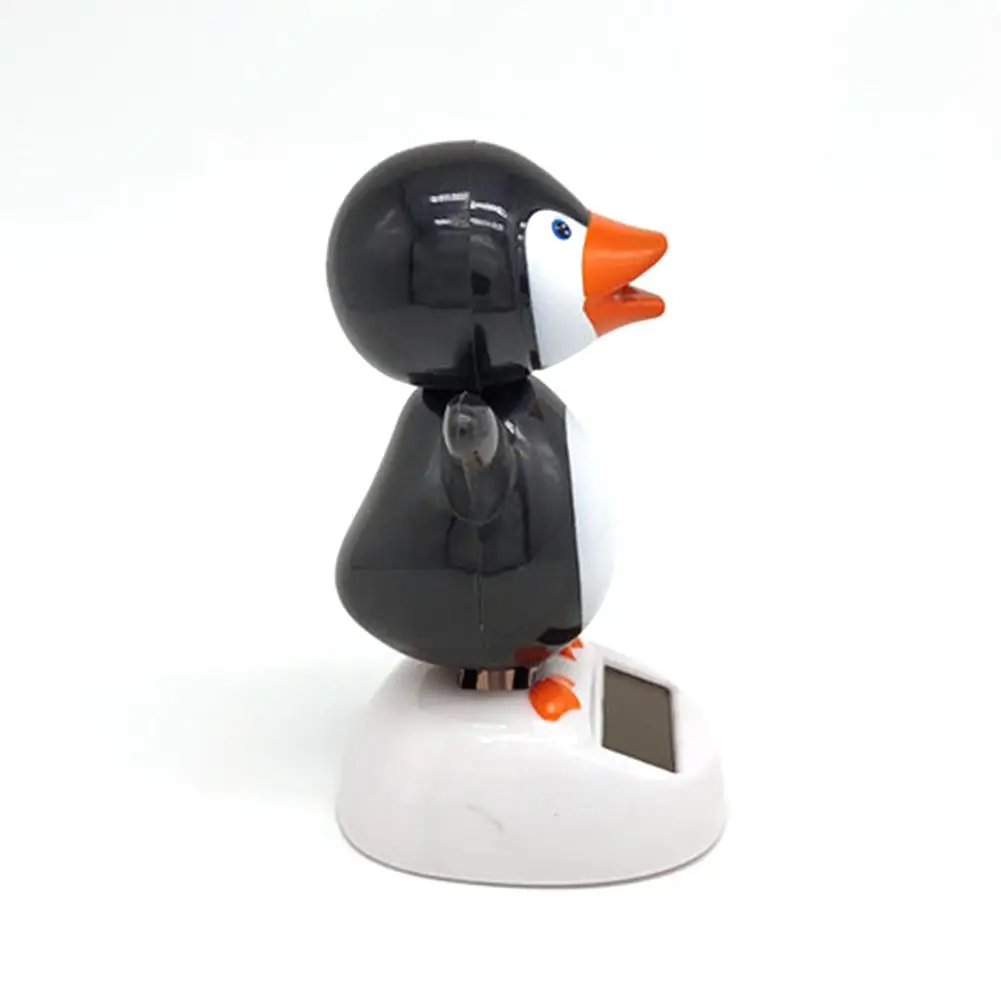 Милый пингвин фигурка игрушка автомобиль интерьерный подарок животные танцы Солнечная качающаяся кукла украшение автомобиля солнечное украшение