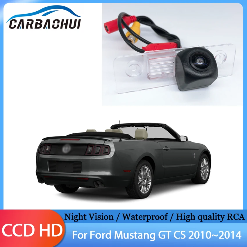 Rear View Reverse Camera Ccd Hd Night Vision Backup Camera License