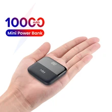 Mini Power Banks 10000mAh for iPhone 12 LED Power Display mini Power bank Portable External Battery Charger Powerbank for Xiaomi