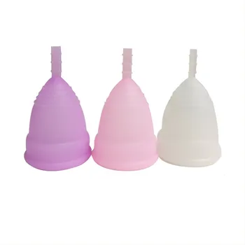 

5Pcs Reusable Menstrual Cup Medical Silicone Soft Cup 3 Colors Women Feminine Hygiene Menstruation Health Care