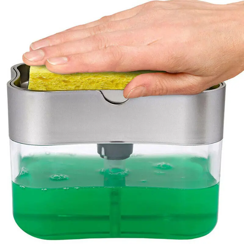 ABS Kitchen Sink Storage Box Tray Sponge Soap Dispenser and Set Manual Organizer | Дом и сад