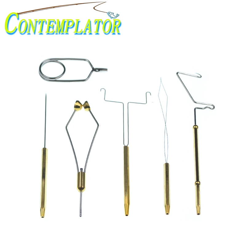 6 дополнительных инструментов для вязания мушек Шпульный наконечник/Y-образный