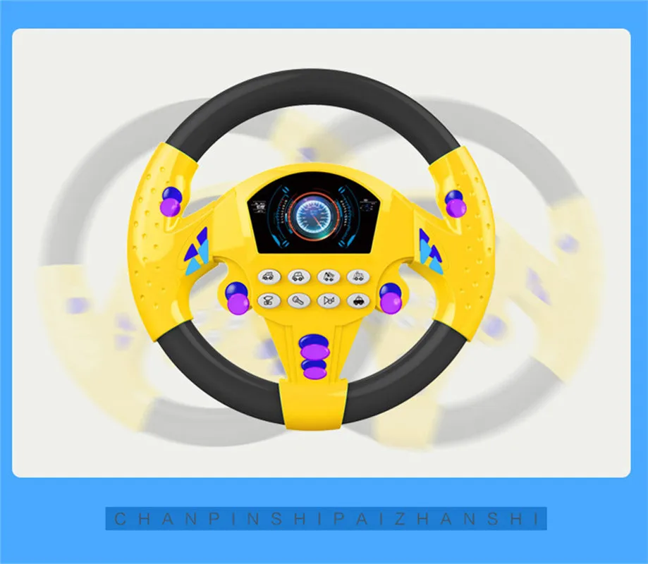 Маленький руль игрушки для детей моделирование копилоты рулевое управление
