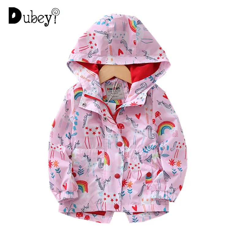 

Kid Autumn Winter Outerwear Fashion Cartoon Rainbow Printed Winter Jacket Girls Coat Corduroy Kids Overall Toddler Boy Coat