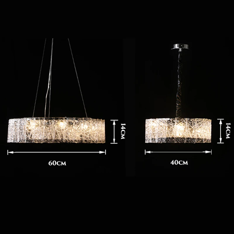 Luxury Glass Iron LED Pendant Lights Lighting Nordic Pendant Lamp Dining Living Room Bedside Bedroom Bar Loft Decor Hanging Lamp