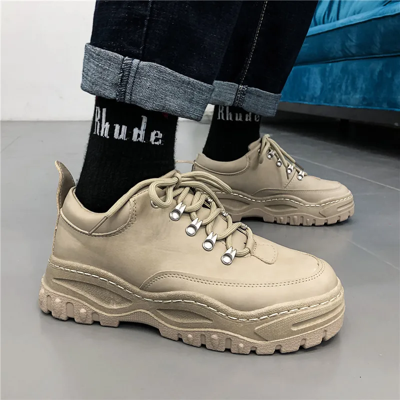

2019 Spring And Autumn New Style Extra High Casual Single Shoes Korean-style Super Fire INS Platform Shoes Thick Bottomed Retro