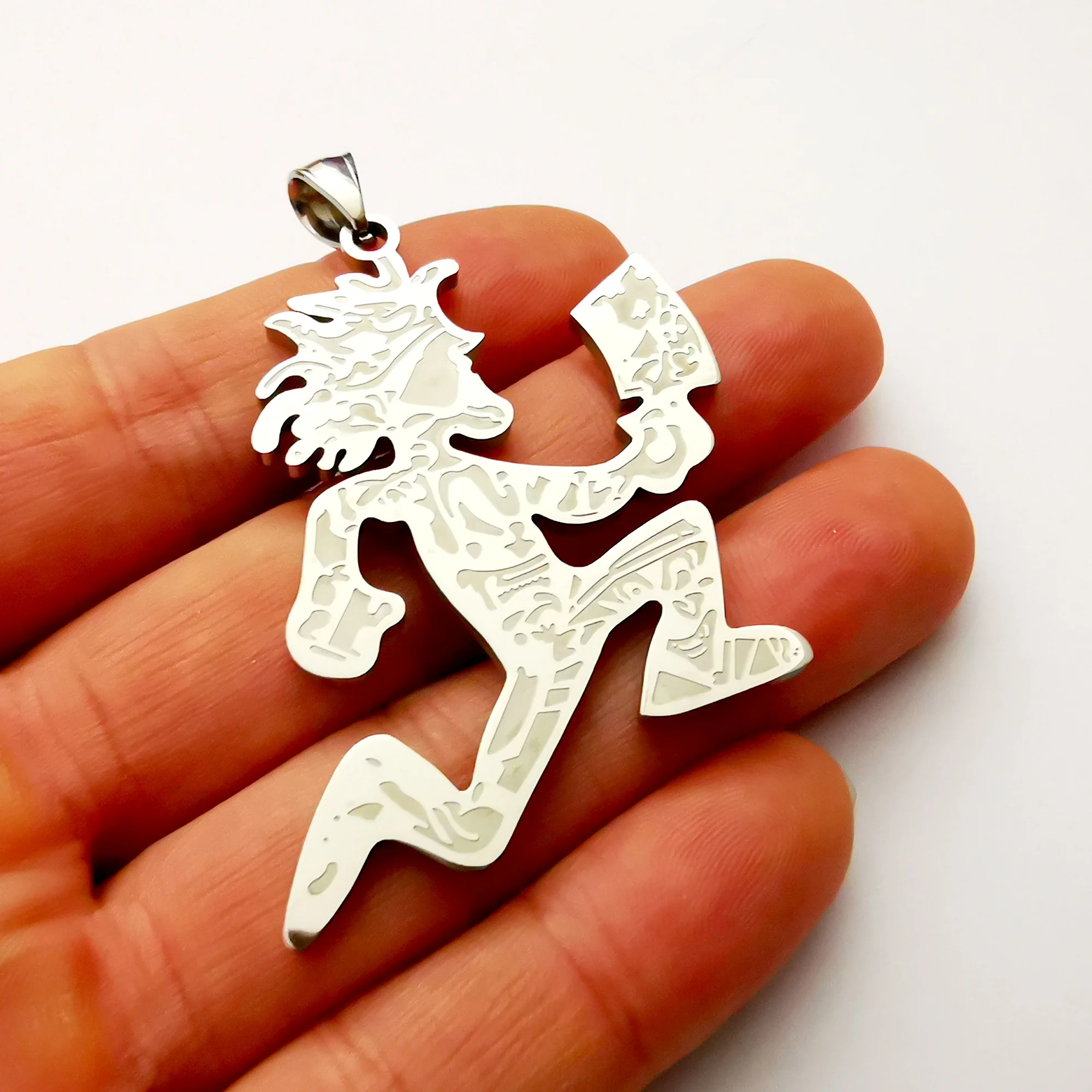 Classic Hatchetman Hatchet Men Juggalo Pendant Charms Stainless Steel Hip-HOP ICP Necklace ball chain 30'' 2