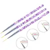 Nail Art Tools Varnish Uv Gel Polish Dotting Tools Rhinestone Picker Manicure Drawing Painting Pen Nail Markers Pencil Kit 3Pcs 5