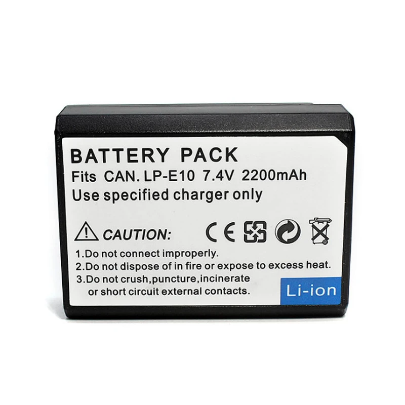 LP-E10 батарея LP E10 Bateria LPE10 батарея для Canon 1100D 1200D 1300D Rebel T3 T5 KISS X50 X70 батареи для цифровой камеры