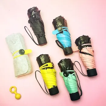 

High Quality Sunscreen Windproof Umbrellas Unisex Fashion Portable Sunscreen Folding Windproof Practical High Quality Umbrellas