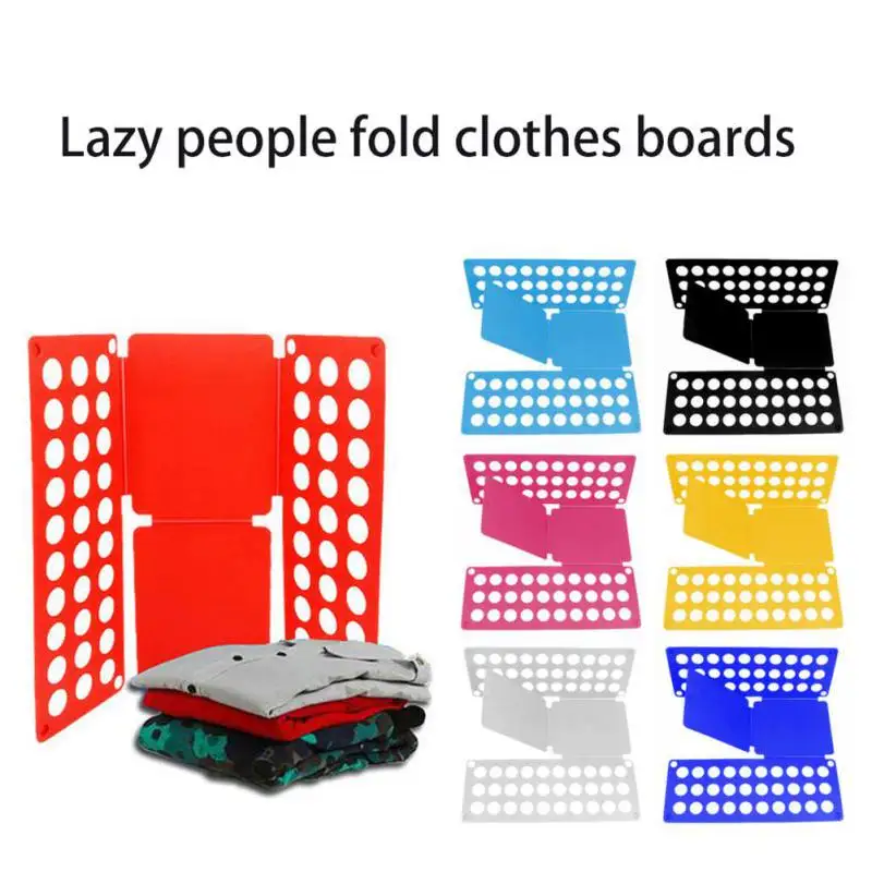 

Funny Cloth Easy Folding Board Laundry Room Organizer for Lazy People T Shirt Pants Towels Folding Board Home Organize Supply