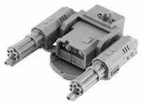 SM Razorback Твин-связанные штурмовые пушки башни | Игрушки и хобби