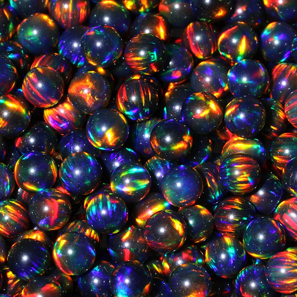10pcs 20pcs Synthetic Opal Beads 900 Degree High Temperature Resist for Glass Art DIY Color Size