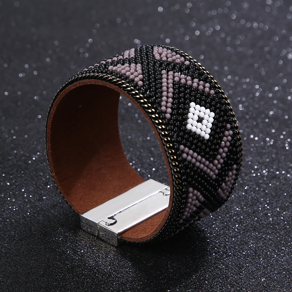 Женские браслеты с магнитной пряжкой Boho богемные летние пляжные украшения