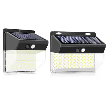 

152/262LED Human Induction Sensor Solar Energy Powered Yard Wall Light Waterproof Outdoor Security 3 Modes Motion Sensor Light