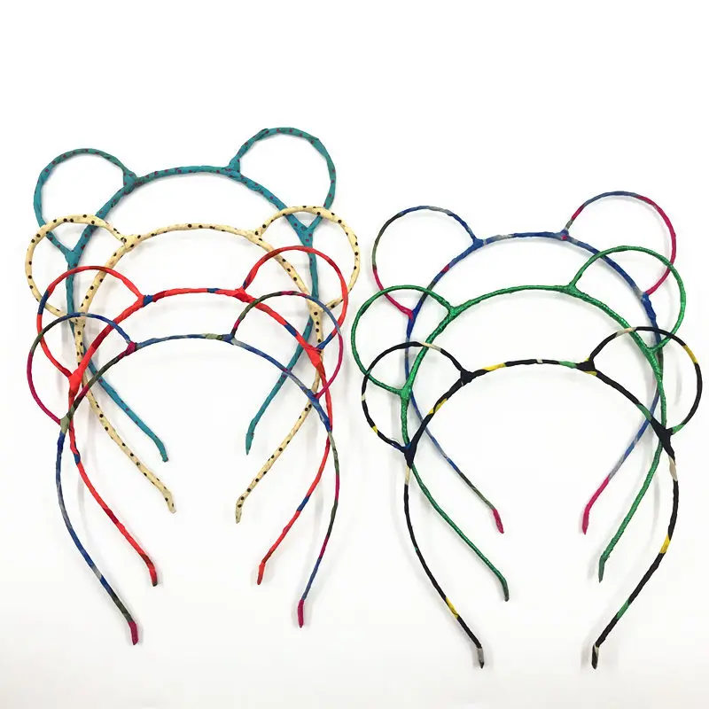 Cute Cat Ears Headband South Korea New Style Little Devil Shimmering Powder Cat Headband Hair Accessories Manufacturers Direct S