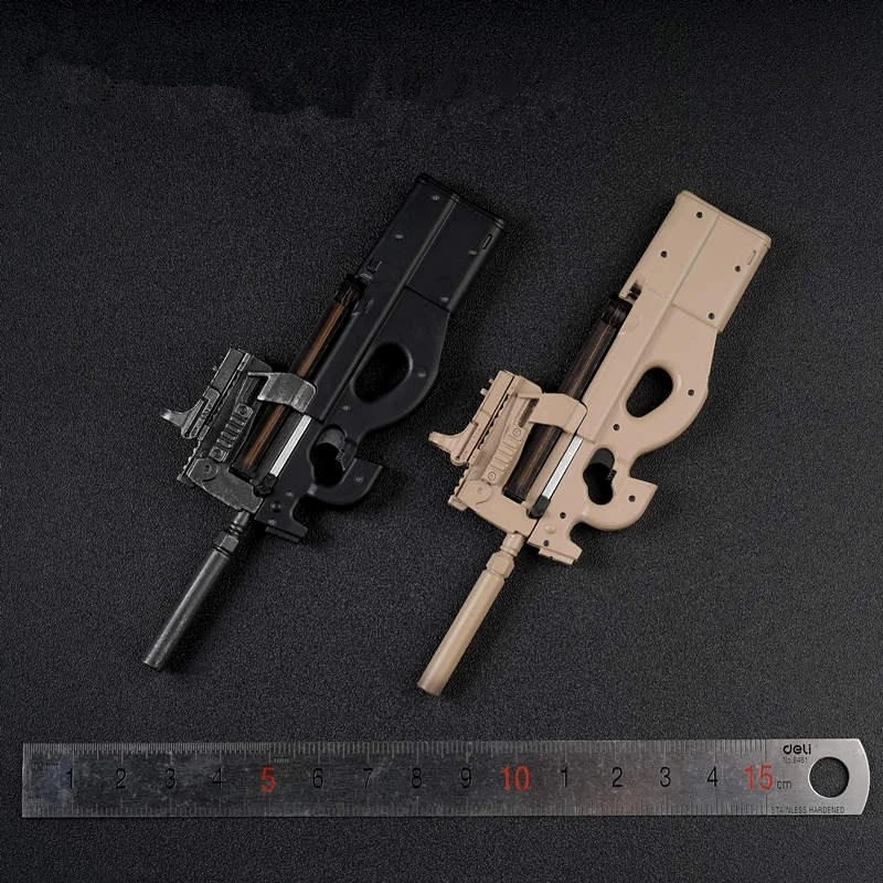 1/6 масштаб P90 пистолет солдатское оружие Модель оружия игрушки для 12 Inche фигурку