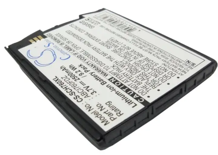 Cameron sino 2500 мАч батарея для SAMSUNG SCH-I760 ABCI760FDZ для VERIZON SCH-I760 ABCI760FDZ мобильный, Смартфон батарея