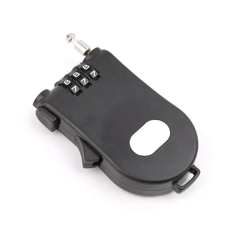 

Retractable Wire Rope Password Lock Combination Coded Locker Outdoor Keyed Padlock