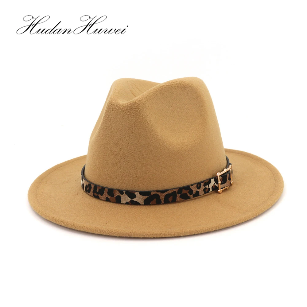 Панама фетровая с широкими полями для мужчин и женщин повседневная шляпа Трилби