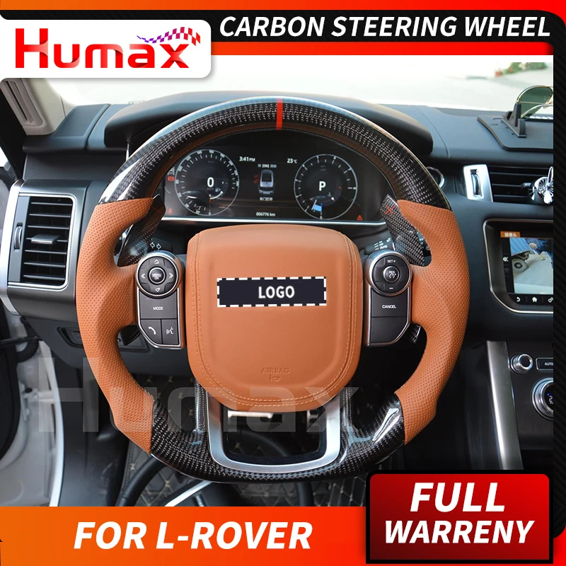 Для LAND ROVE RVelar Evoque Discovery+ год углеродное волокно рулевое колесо Универсальная замена Углеродные аксессуары