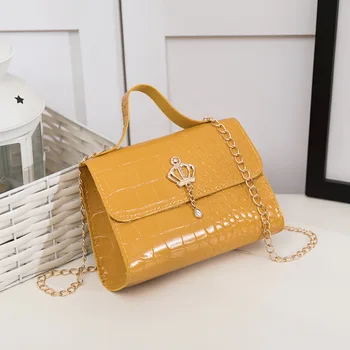 

lady Crocodile Pattern Square Sling Bag 2020 Summer New Diamond Pendant Messenger Purse designer bags famous brand women bags