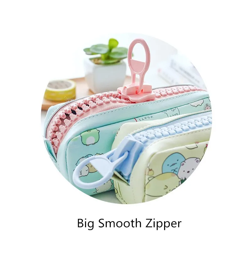 Cute Sumikko Gurashi Pencil Bag for School Big Capacity Pencil Case Creative Stationery Pouch Estuche School Office Supply Zakka