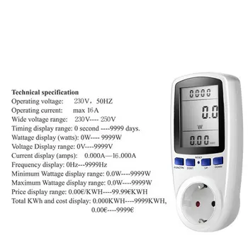 

American Standard International Kill Watts Electricity Voltages Monitors Useful
