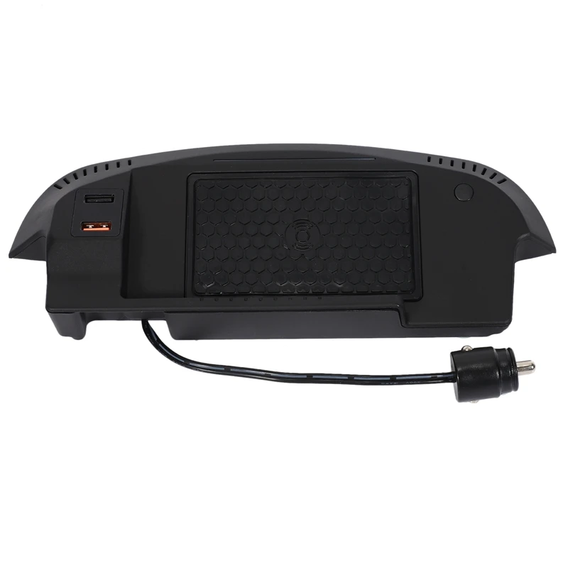 Автомобильное беспроводное зарядное устройство QI быстрая зарядка держатель для