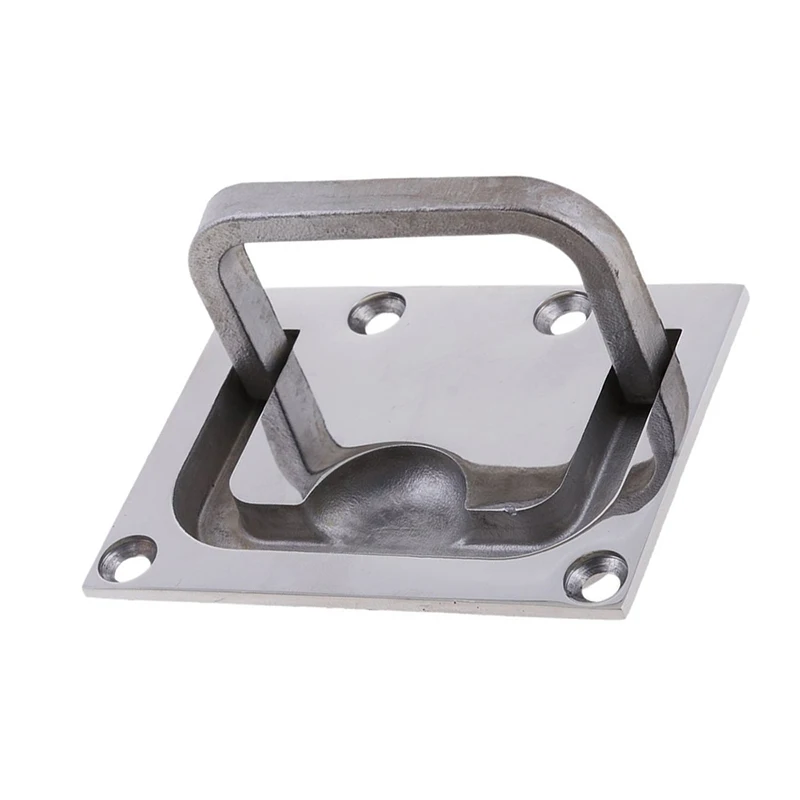 Marine Deck Hatch Flush Pull Lift Stainless Steel Locker Pull Handle Ring Door Knobs Handles Pull Ring for Boat Accessories