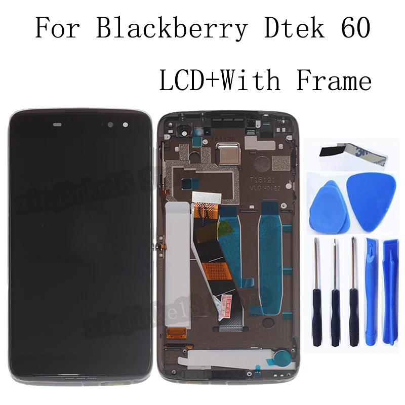 ЖК-дисплей 5 55 дюйма для Blackberry Dtek60 сенсорный экран с рамкой дигитайзер в сборе