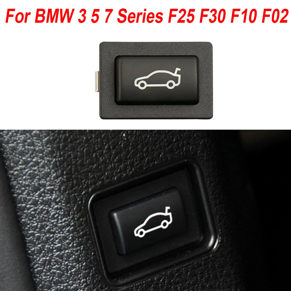 

1Pc Switch Button Assembly PC+ABS For BMW 3/5/7 Series F25 F30 F10 F02 Black