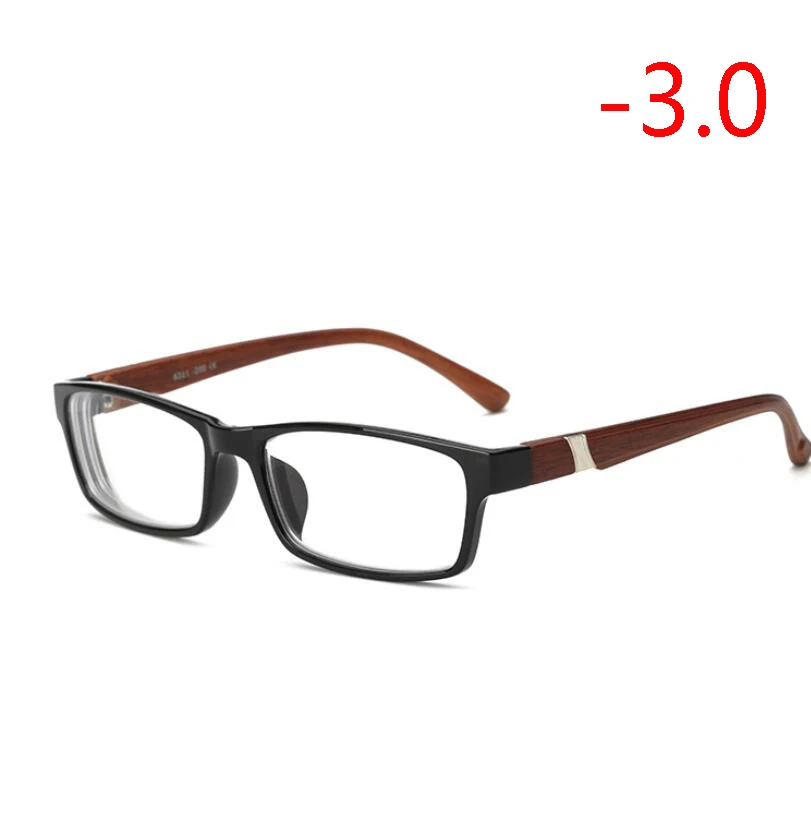 Женские Мужские готовые Цветочные ножки красные очки для близорукости анти-Blu-ray близорукость солнцезащитные очки-100-150-200-250-300-600 - Цвет оправы: Myopia 300