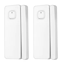 Janela da porta sensor de automação tuya inteligente vida notificação alertas bateria recarregável trabalho alexa google ifttt 2 conjunto