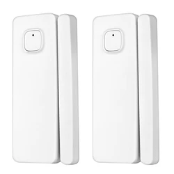 Door Window Sensor Automation Tuya Smart Life Notification Alerts Rechargeable Battery Work Alexa Google IFTTT 2 Set