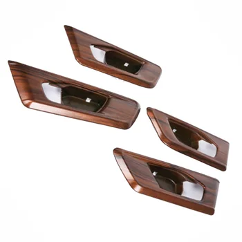

Grain Interior Door Bowl Panel Cover set For Honda CRV 17-18 Plastic Peach Wood