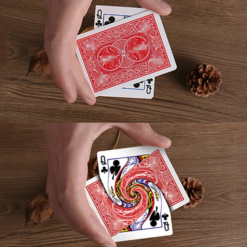 Magic Tricks Toy Playing Cards Magic Props Vortex By Dan Harlan Close Up Street Illusions Gimmick Mentalism Poker Change Magia