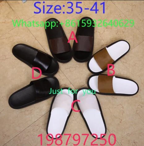 Роскошные брендовые классические женские тапочки оригинальный материал мягкая