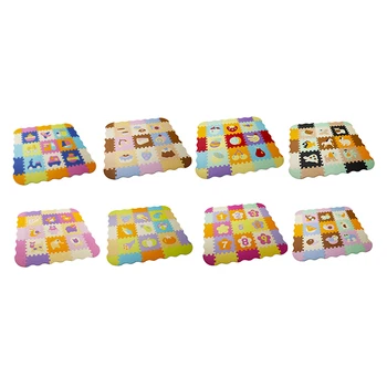 

25 Pcs Baby Floor Mats EVA Puzzle Mats Alphabets Animals Jigsaw Puzzle Mats Floor Tiles Exercise Baby Play Rugs