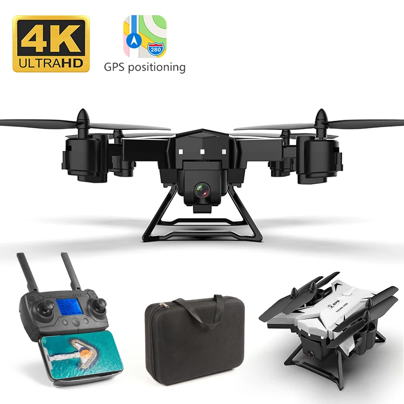 $36.6 Drone 4K GPS Profissional RC Quadcopter Eachine Long Battery Life 5G Wifi FPV Helicopter Hubsan Zin