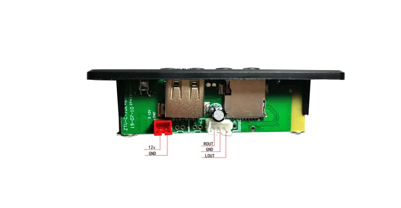 DC 12 В Bluetooth 5,0 приемник MP3 WAV плеер декодер доска FM радио TF карта USB+ пульт дистанционного управления FPR автомобильный усилитель мощности