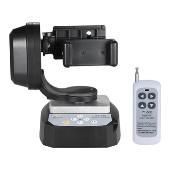

AM05-ZIFON YT-500 Automatic Remote Control Pan Tilt Automatic Motorized Rotating Video Tripod Head Max for iPhone 7/7 Plus/6