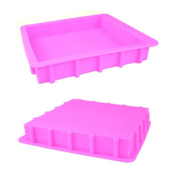 3000ML Silicone Rendering Soap Mold DIY Square Handmade Loaf Thickened Soap Mould 3KG Capacity Soaps Making Tools