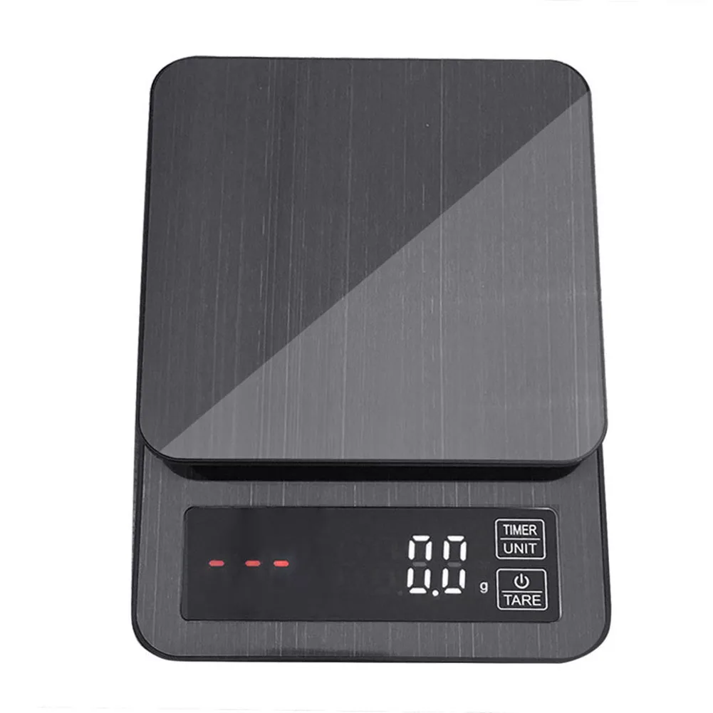 3kg/0.1g 5kg/0.1g 10kg/1g Mini LCD Digital Electronic Weighing Scale with Timer