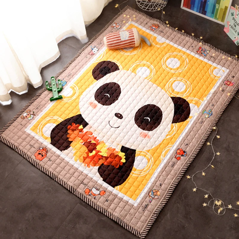 Детский игровой коврик 145X195 см игровой коврик толщина детский игровой коврик мультфильм коврик для гостиной нескользящий детский коврик для комнаты машинная стирка