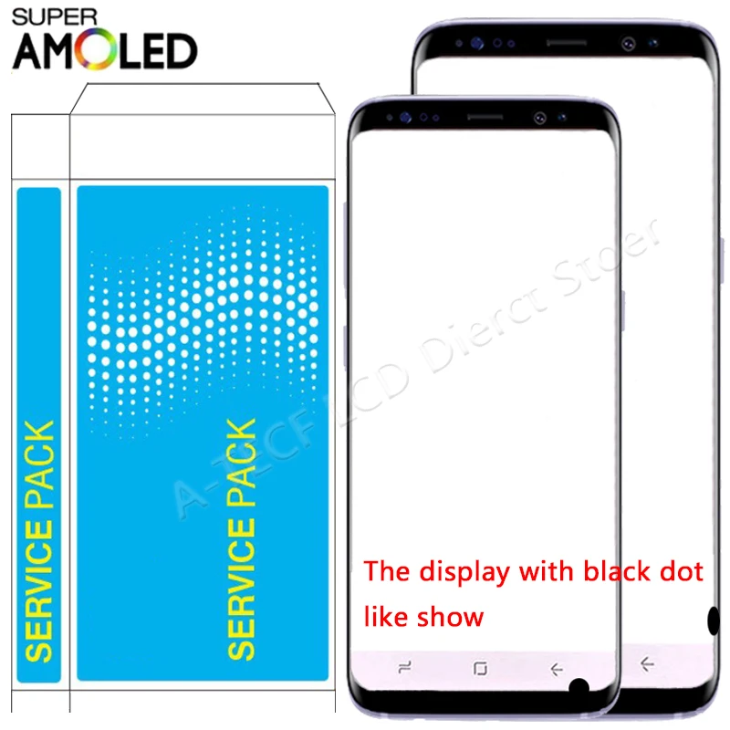  ORIGINAL AMOLED S9 PLUS LCD For Samsung S9 LCD Display Touch Screen Frame Assembly For Galaxy S9 SM