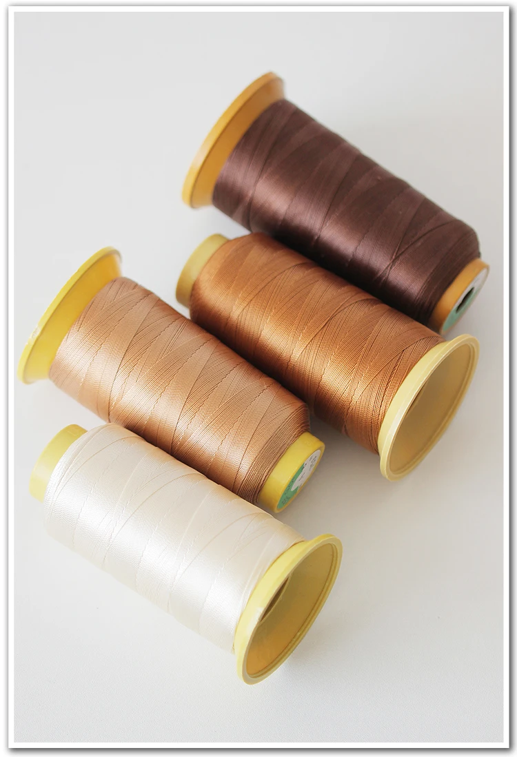 3pcs 210D/6 High Strength Bonded Nylon Sewing Thread 600meter/spool For Upholstery Outdoor Market Drapery Beading