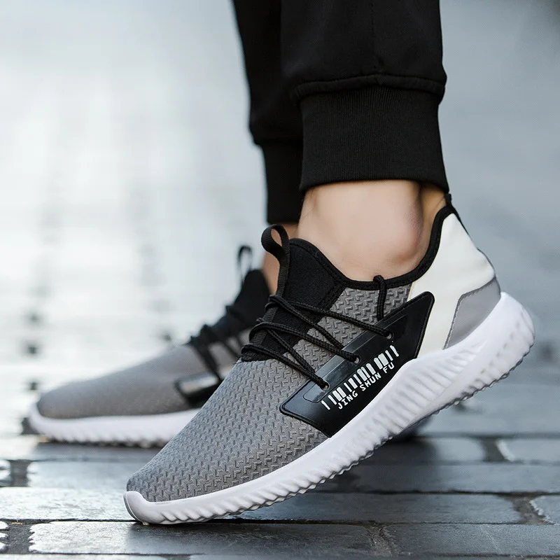 

WENYUJH 2019 New Men Shoes Autumn Fashion Men Casual Shoes Breathable Male Sneakers Adult Non-slip Comfortable Men's Shoes